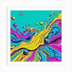 Abstract painting 1 Art Print