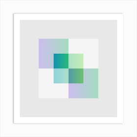 Squares Block 11 Art Print