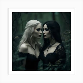 Gothic Women 7 Art Print