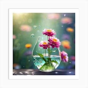 Flowers In A Vase 71 Art Print