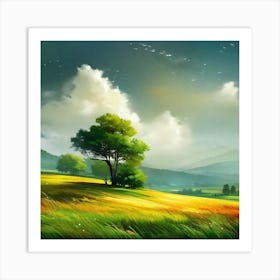 Landscape Wallpapers 22 Art Print