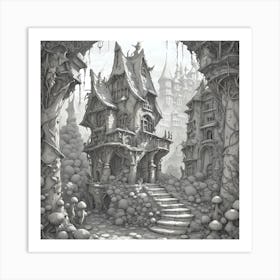 Fairytale Castle Art Print