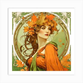 Goddess of Autumn Art Print