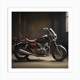 Harley-Davidson Cb750 Art Print