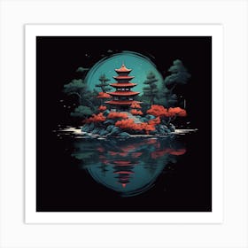 Japanese Pagoda Art Print