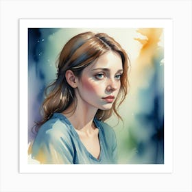 Portrait Of A Girl 18 Art Print