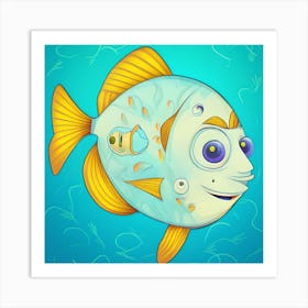 FishingFish01 Art Print