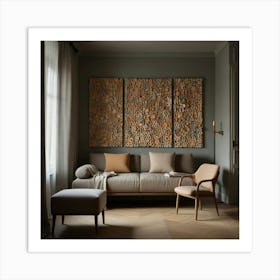 Modern Living Room Art Print