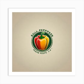 Bell Pepper Logo 2 Art Print