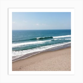 Beach - Beach Stock Videos & Royalty-Free Footage 6 Art Print