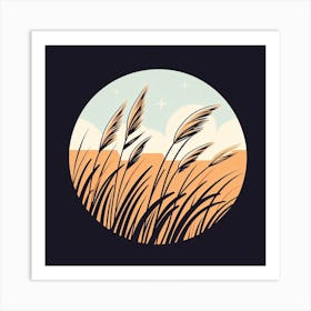 Reeds Art Print