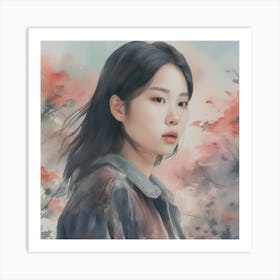 Korean Girl 7 Art Print