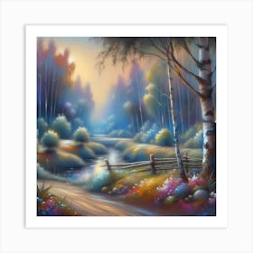 Autumn Forest 8 Art Print