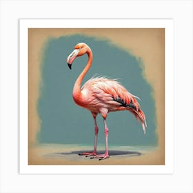 Flamingo 56 Art Print