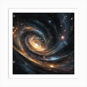 Galactic Maelstrom Art Print