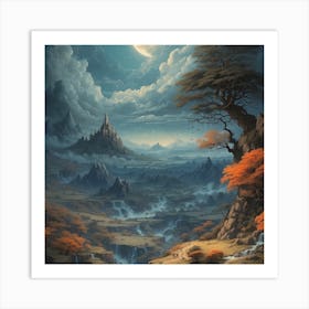 Fantasy Landscape Art Print