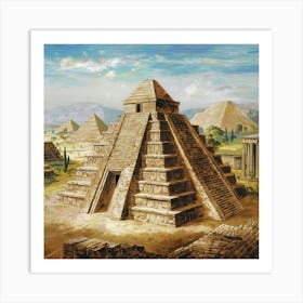 Pyramid Of Chichen Itza Affiche