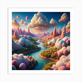 'Candy Valley' Art Print