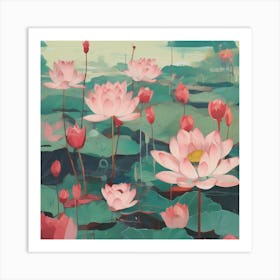 Lotus 1 Art Print