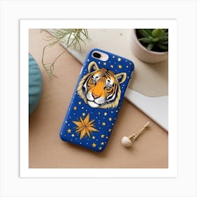 Tiger Phone Case Art Print