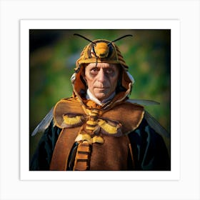 Firefly Regal Bee Human Hybrid In A Surreal Portrait 89606 (2) Art Print