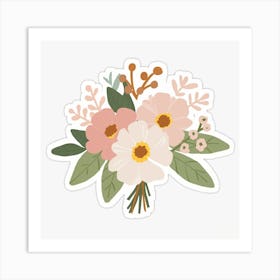 Bouquet Of Flowers 1 Art Print