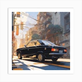 Car In A City 2 Art Print