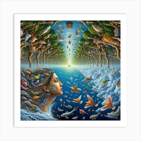 Ocean Of Life Art Print