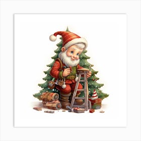 Santa Claus 7 Art Print