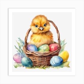 Easter Chick 5 Art Print