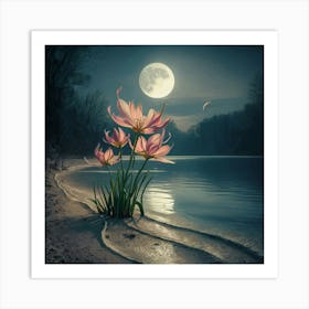 Full Moon Art Print