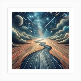 Road To The Stars Art Print