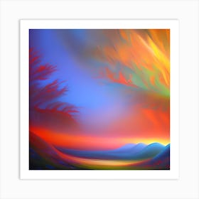 Beautiful Hues Art Print