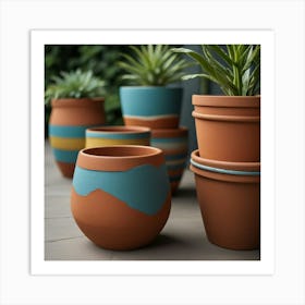 Potted Plants Art Print