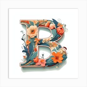 Letter B Art Print