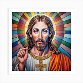 Jesus Christ Wall Art 1 Art Print