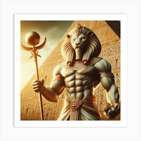 Sekhmet Grand Warrior Art Print