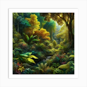 Tropical Forest 2 Art Print