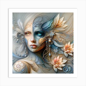 Ethereal Woman Art Print