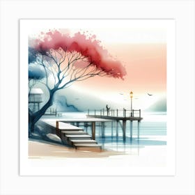 Watercolor Painting 15 Art Print