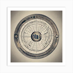 Compass Art Print