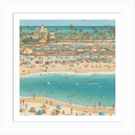 Hawaii Beach Art Print