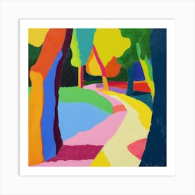 Abstract Park Collection Vondelpark Amsterdam 1 Art Print