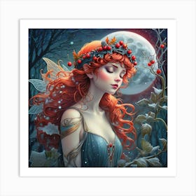 Fairy In The Forest 6 Art Print