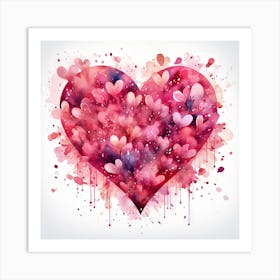 Valentine'S Day Heart Art Print