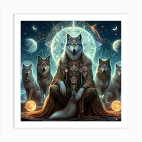 Luno the wolf 10 Art Print