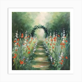 Path To The Garden Art Print