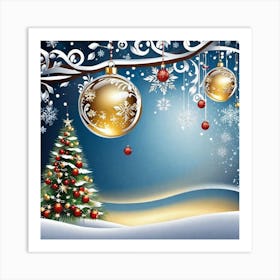 Christmas Tree 18 Art Print