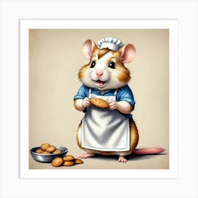 Mouse In A Hat Art Print