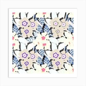 Floral Pattern 3 Art Print